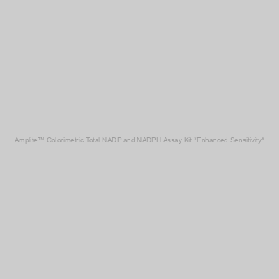 Amplite™ Colorimetric Total NADP and NADPH Assay Kit *Enhanced Sensitivity*